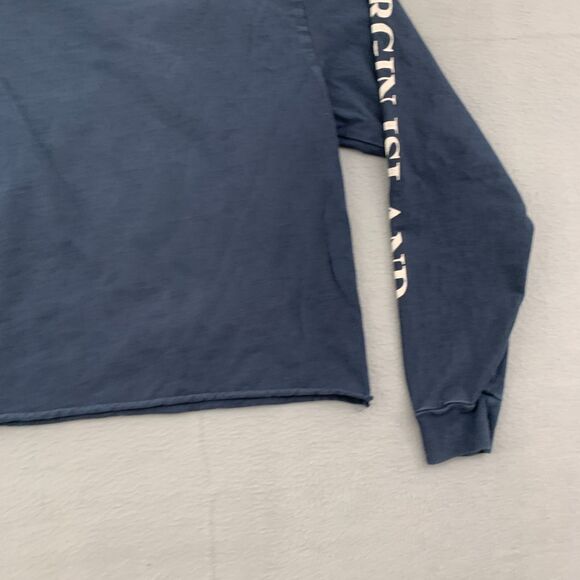 John Galt Brandy Melville Shirt Size Small Cop Top Long Sleeve Virgin Island - Picture 14 of 16
